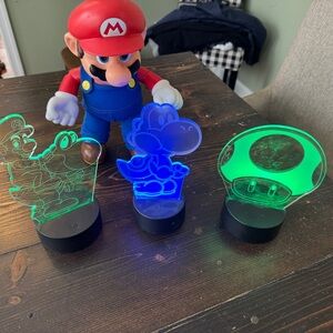 Mario Themed LED Night Lights